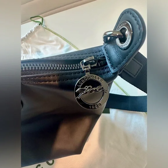 Brand New Longchamp Le Pliage Extra S Handbag black - Leather - Picture 5 of 14